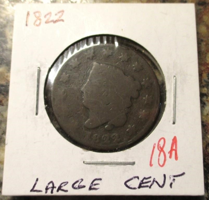 1822 Large Cent