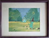 Dink, The Little Dinosaur Framed Animation Cel