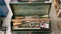 Green park toolbox with miscellaneous tools