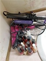 Nail Polish/Curlers/Hair Dryer