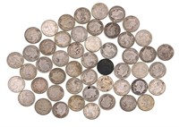 50- Random Date 90% Silver Roosevelt Dimes