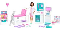 Barbie Fast Cast Clinic Doll & Playset, Brunette