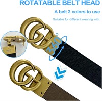 Classic Belt  2 Colors  Swivel Buckle  1.3 Wide