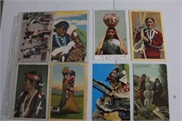 8- Native American Postcards Group E