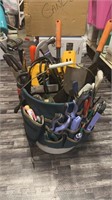 Lg Bucket of Various Tools & More