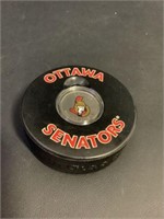 2008 Silver $1 Ottawa Senators hockey puck coin