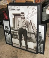 Elvis Framed Under Glass Poster