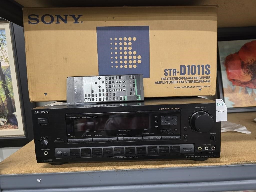 Sony STR-D1011S FM Stereo/FM-AM Receiver with