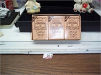 Vintage 3 Bars of Sandal Wood Soap