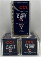 (OO) CCI 22WMR Hollow Point Cartridges