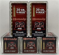 (OO) Hornady 22 Mag V-Max Ammunition