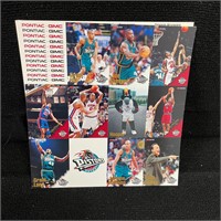 Pontiac Dealership Basketball Giveaway Uncut Sheet