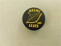 Delhi Leafs Antique Hockey Puck