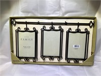 Bronze Ironwork 3 Frame Pictureframe