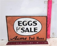 Acme Egg Sign 12" x 8"