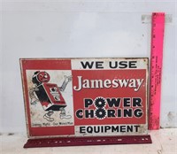 Jamesway Power Choring Sign 12" x 8"