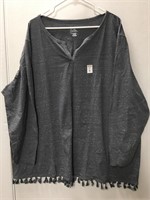 JUST MY SIZE WOMENS LONG SLEEVE SIZE 5X