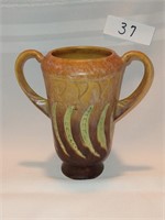 Roseville Brown Falline Vase Pottery