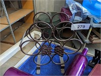 Wire Rack, Wine Clock, Placemats, & Other