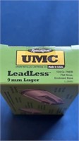 Remington UMC 9mm Luger Leadless 120 gr FNEB