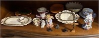 Shelf Lot of Miscellaneous Ceramic Items