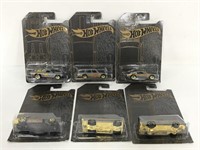 Set of 6 GHN97 series Hotwheels cars
