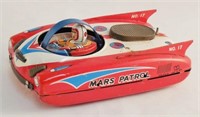Mars Patrol Tin Toy