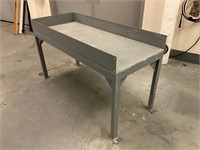 Heavy Metal Table with Sidewalls