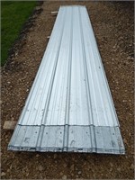 Galvanized steel panels; 17'x36", qty 12