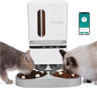 (N) XTUOES Automatic Cat Feeders for 2 Cats, 2.4G