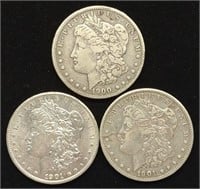 (3) Morgan Dollar US Coins