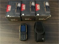 (4) XP1520 Bolt Work Cell Phones