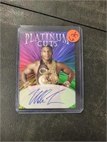 Facsimile Mike Tyson Platinum Cuts Card