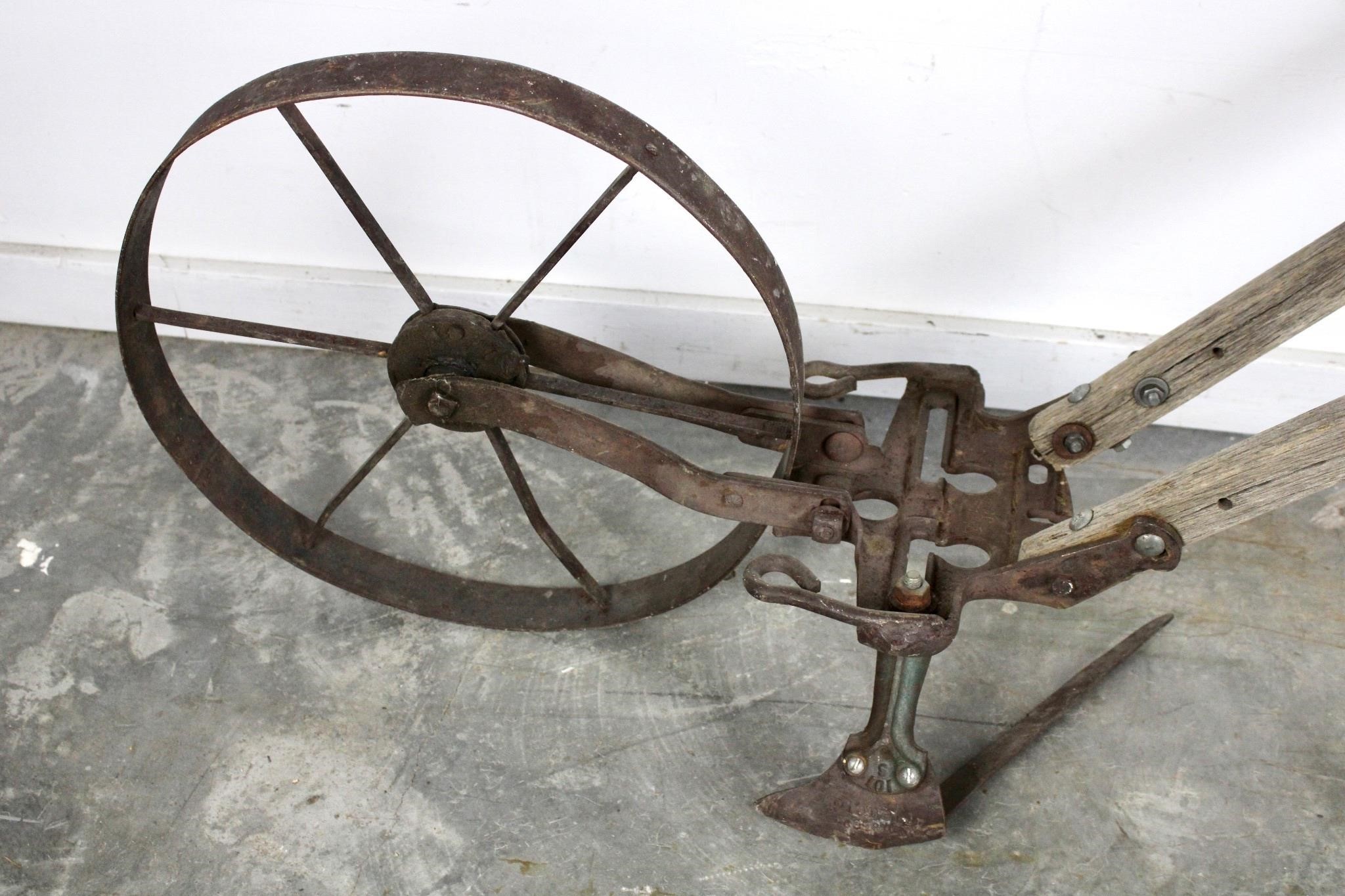 Vintage Planet Jr. Garden Push Plow Cultivator