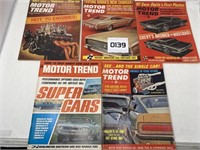 1960's Motor Trend Magazines
