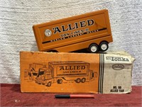 Vintage mini-Tonka Allied Van Lines Van w/box