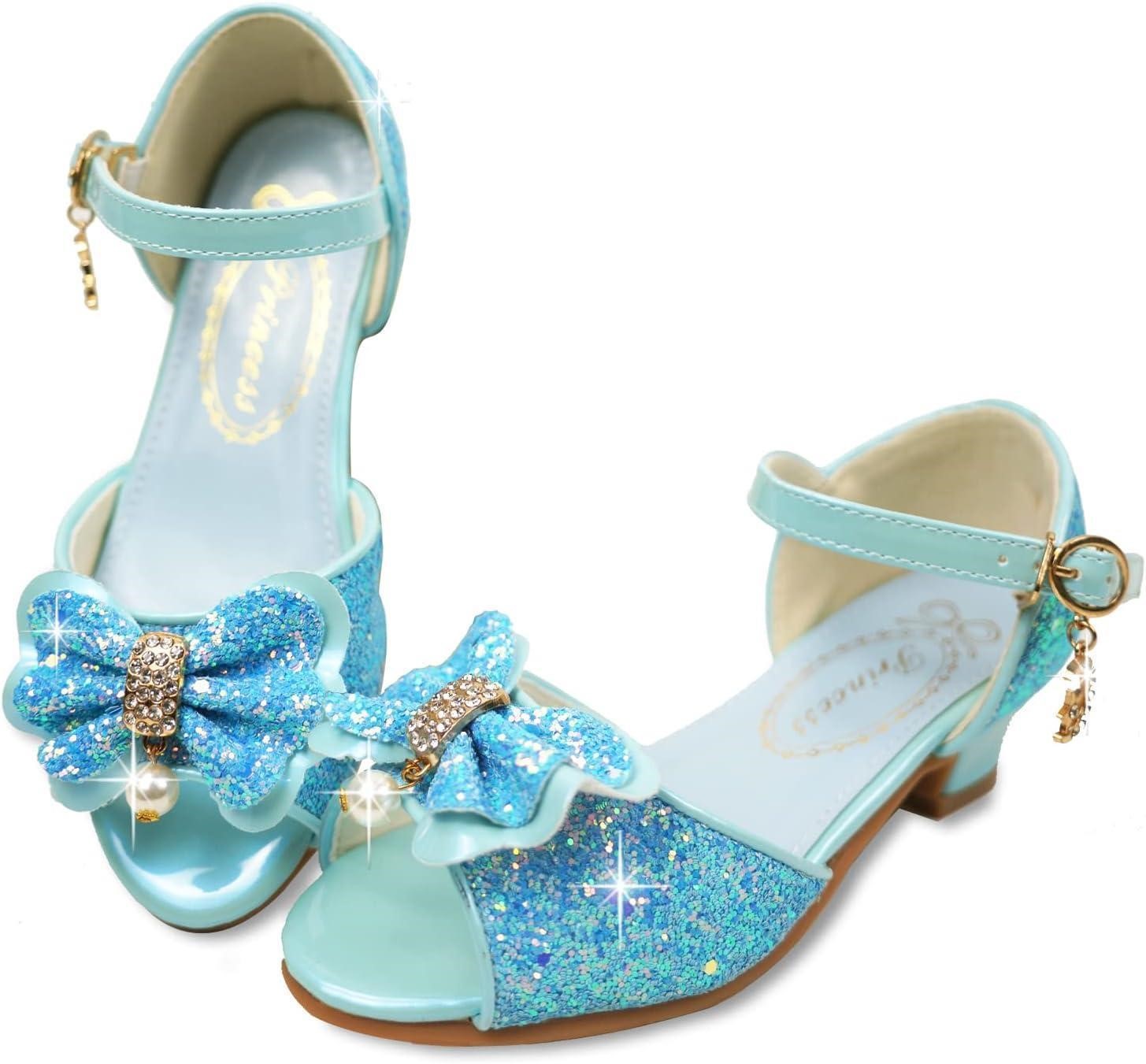 Girls' Glitter Ballet & Party Shoes x2