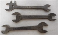 lot of 3 wrenches Chas Lehman & Tedder