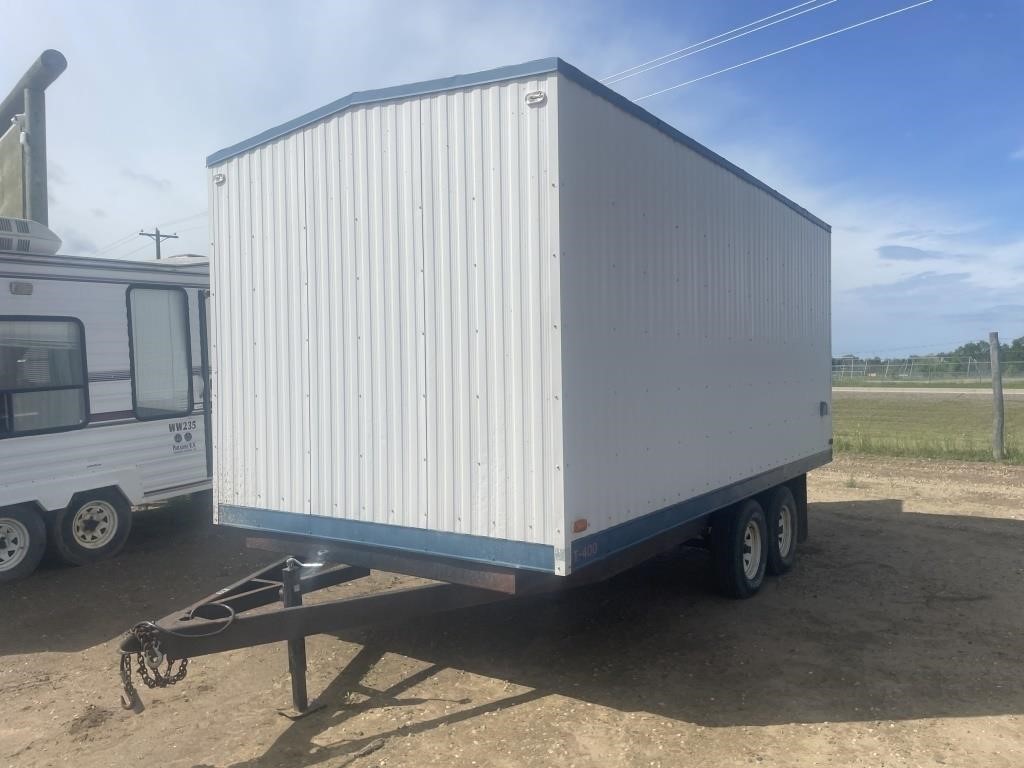 8'X16' HOME BUILT ENCLOSED TRAILER