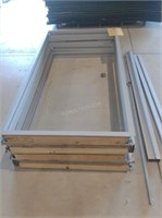 Lot of 4 Aluminum Frames 87" x 45"