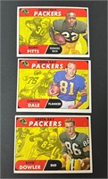 1968 Topps Green Bay Packers w/ Pitts & Dowler