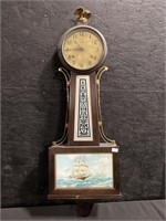New Haven Clipper Ship Banjo Clock.