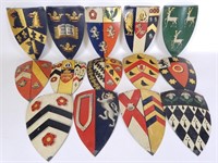 14 coats of arms from Oxford colleges