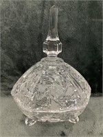Vintage Lausitzer Lead Crystal Candy DIsh