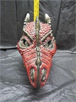 Devil Head Candle Holder 10&1/2" x 9&3/4"
