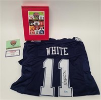 Tristar Danny White Cowboys Signed Jersey