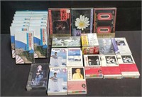 Group of foreign VHS & cassettes box lot