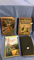 2- 1924 honeybunch books, Nancy Drew book and a