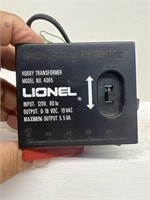 Lionel hobby transformer 4065