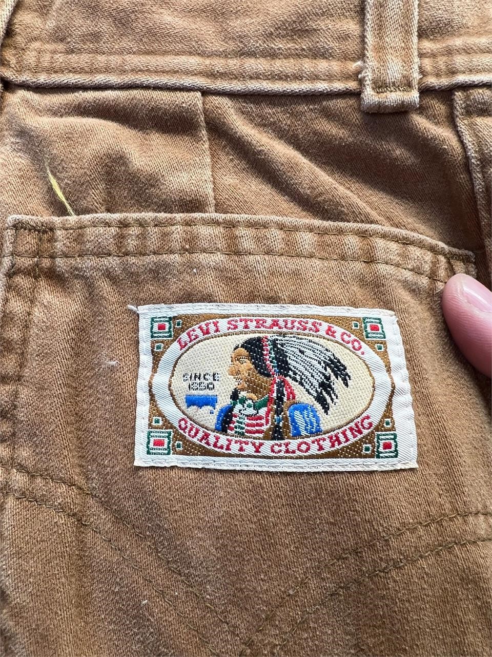 Vintage Levi’s Indian Head Native American Patch